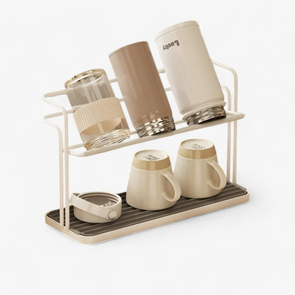 Double Your Mug Storage and Dry Faster with Cup Organizer