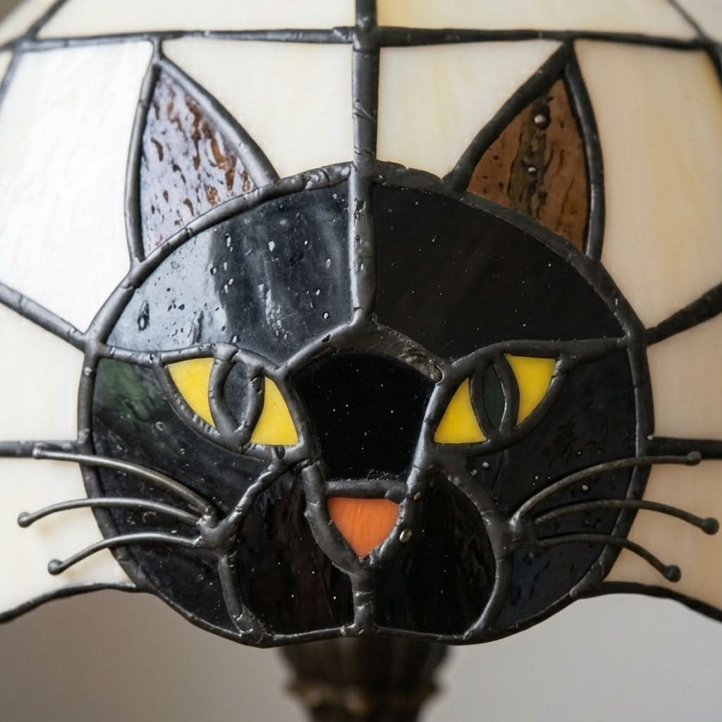 Colorful Glass Mosaic Table Lamp