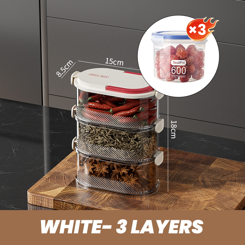 Spice Organizer for Fresh Aromas at the Touch of a Button