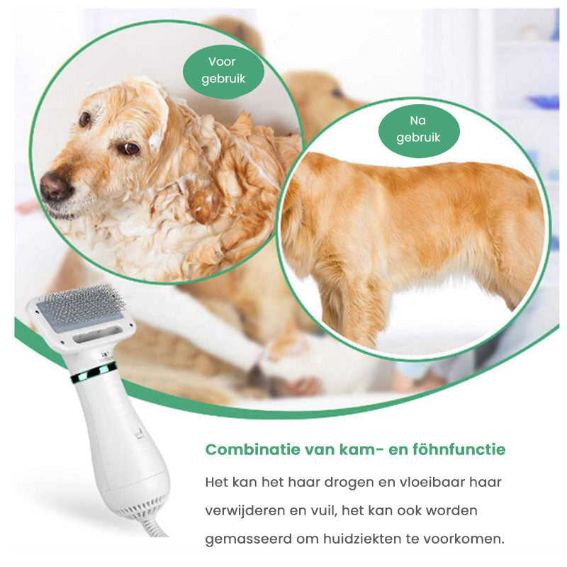 Pet Grooming Tool – Gentle Dry Brush to Reduce Grooming Time