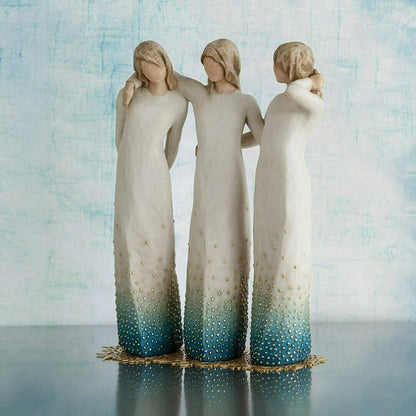 Hand-Painted Sculpted Figure – By My Side Design