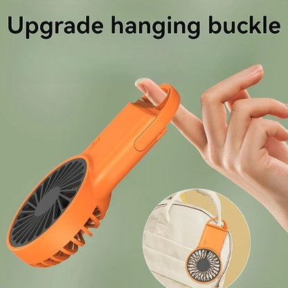 Compact USB-C Folding Fan with Hook – 3 Speed Settings