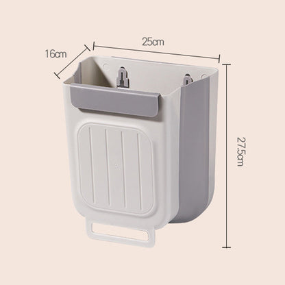 Create Instant Kitchen Space with a Foldable Trash Bin