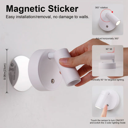 Adjustable Wall Lamp with Rotating Projection Feature