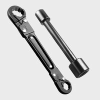 Double-headed pipe wrench + Locking key