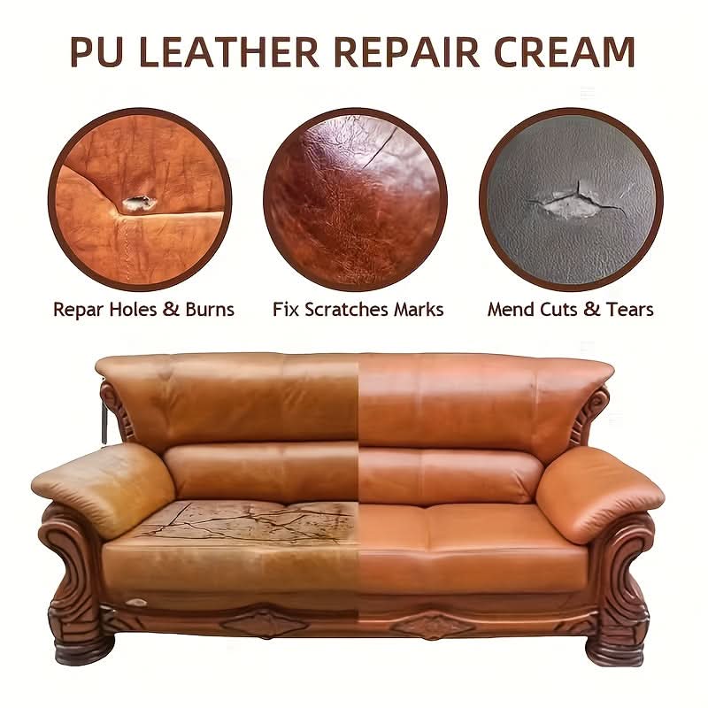 Leather Repair Kit for Furniture and Automotive Upholstery