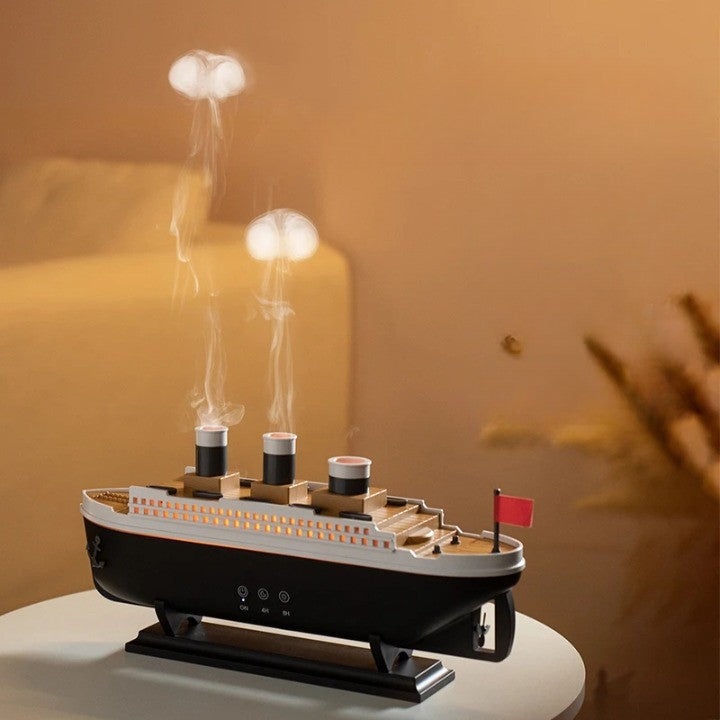 AromaMist Humidifier | 1-Liter Capacity, Remote Control & LED Light
