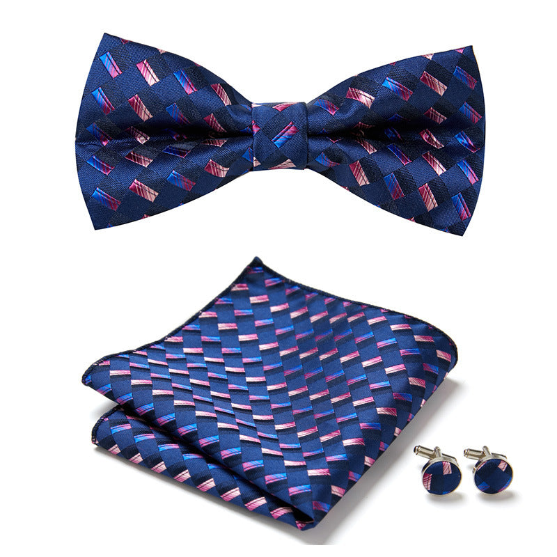 Three-Piece Set Featuring Stylish Bowties