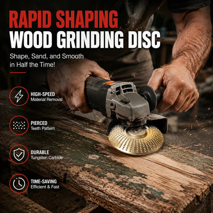 Precision Wood Carving Disc Set for Angle Grinders – 3 Pieces