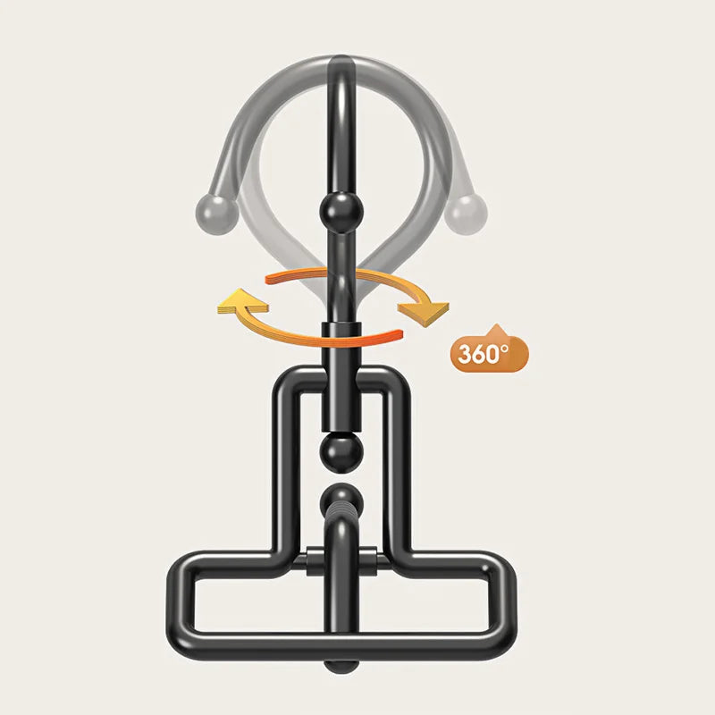 Collapsible Stainless Steel Clothes Hanger - Versatile Travel and Hotel Dryer