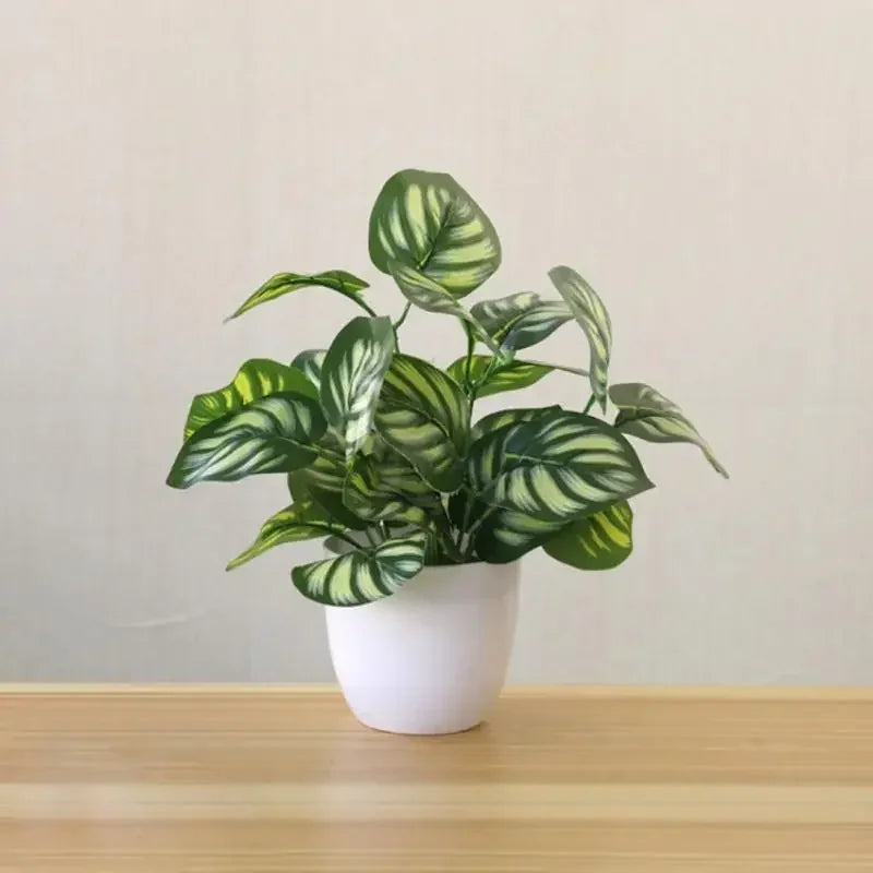 22 cm Artificial Bonsai Plant in Pot | Home and Office Decor