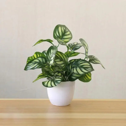 22 cm Artificial Bonsai Plant in Pot | Home and Office Decor