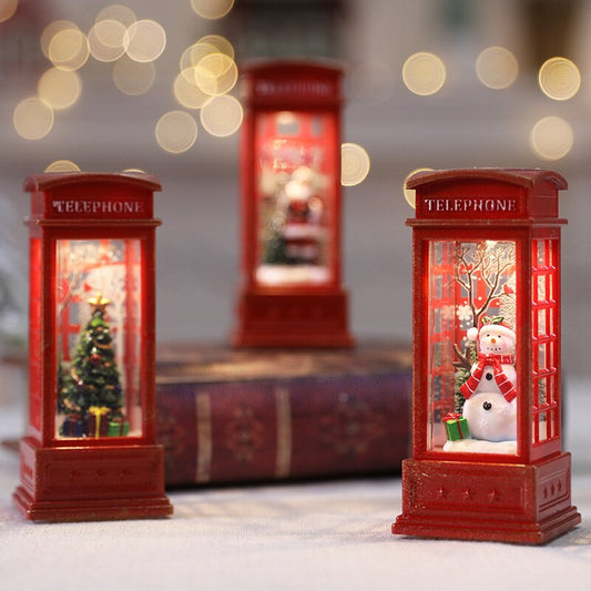 Buy One Get One Free | Rotating Christmas Lantern with LED Lights