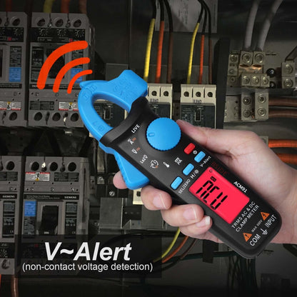 Precision AC/DC Current Clamp Meter with Dual Display