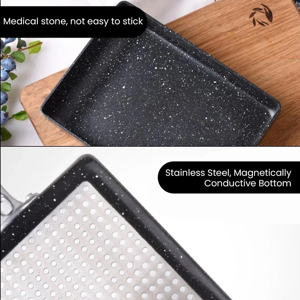 Square Non-Stick Frying Pan with Advanced Coating
