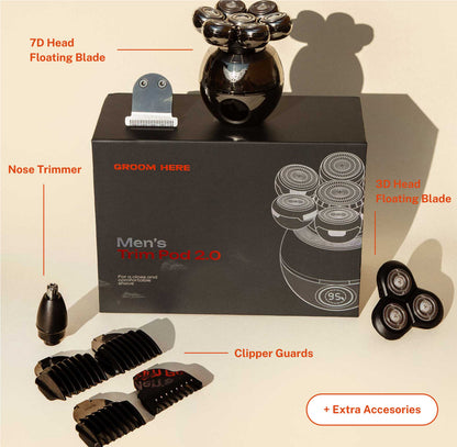 5-in-1 Electric Shaver for Precision, Versatility, and Style