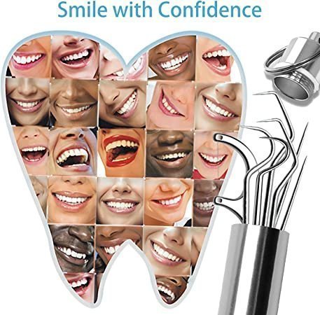 Stainless Steel Toothpick Set of 7 Pieces