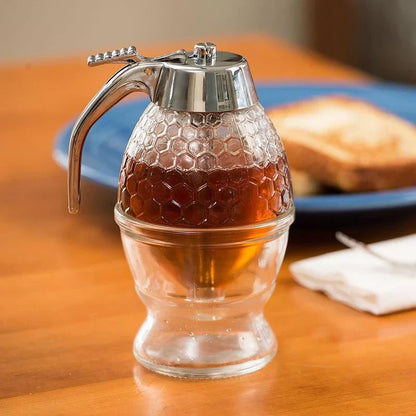 Elegant Acrylic Honey Drizzler for Effortless Serving