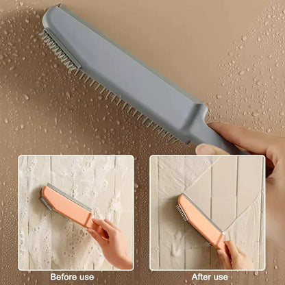 Versatile 3-in-1 Home Cleaning Tool with Scraper & Brush
