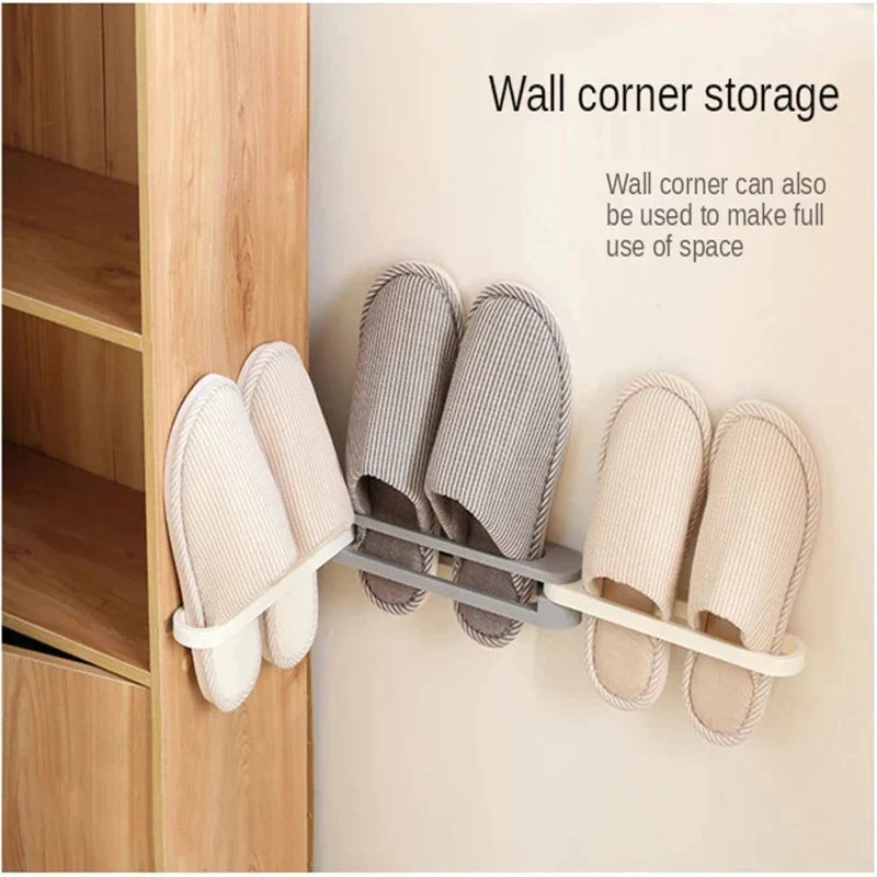 Versatile 3-Tier Slipper Organizer for Your Bathroom