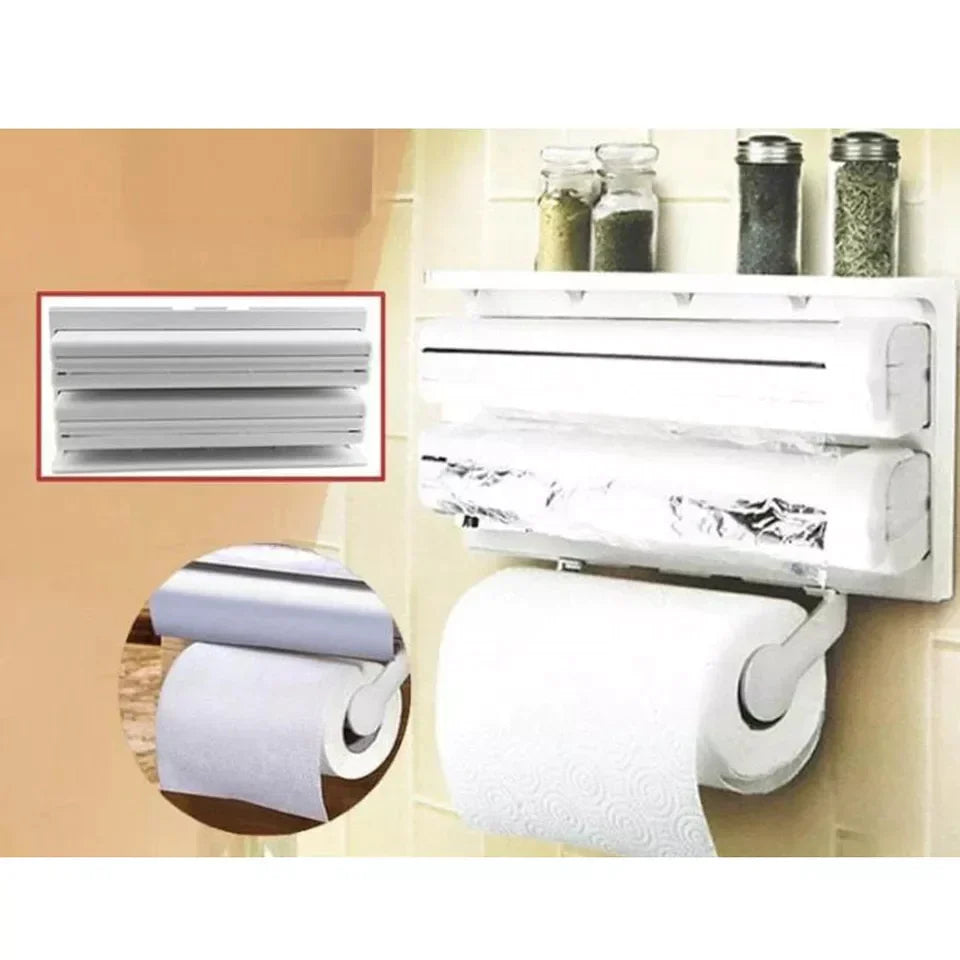 Versatile 3-in-1 Kitchen Paper Holder and Dispenser