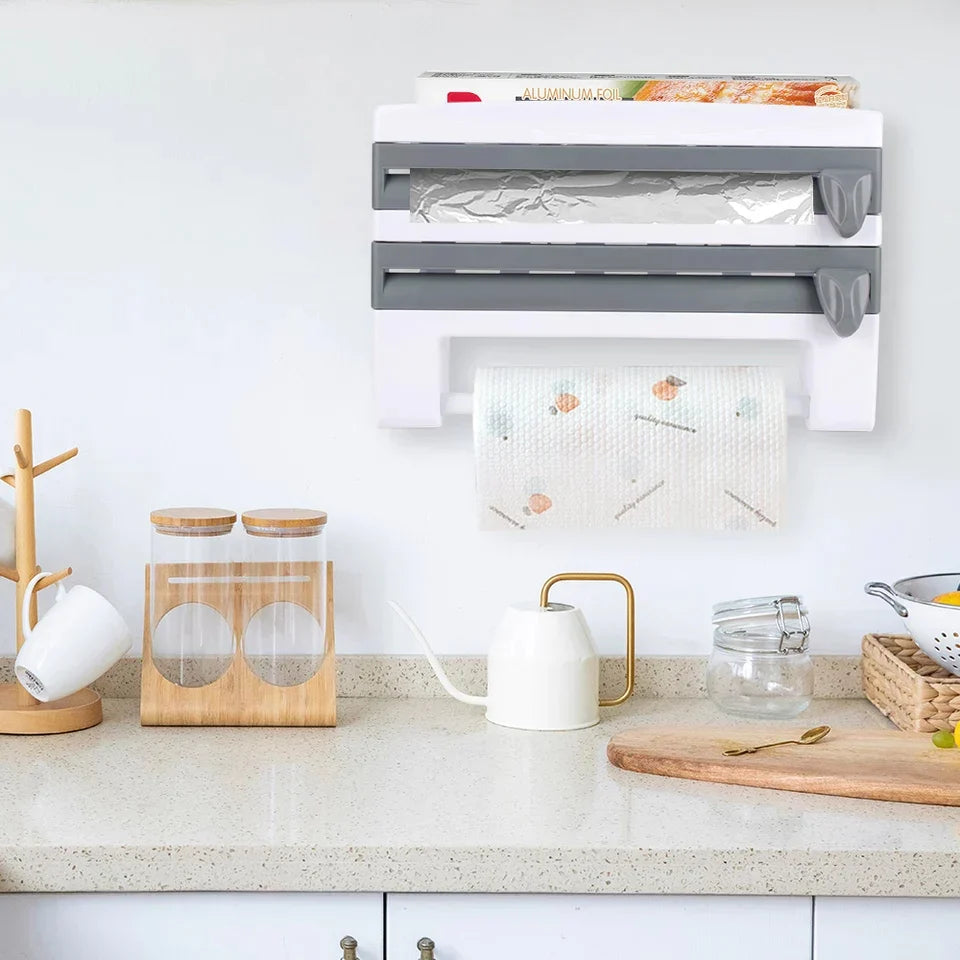 Versatile 3-in-1 Paper Dispenser Organizer
