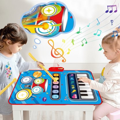 Musical Play Mat for Kids Featuring 5 Interactive Instruments