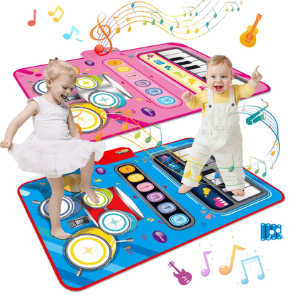 Musical Play Mat for Kids Featuring 5 Interactive Instruments