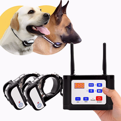 Wireless Dog Fence and Training Collar | Humane Correction Methods | Rechargeable & Waterproof