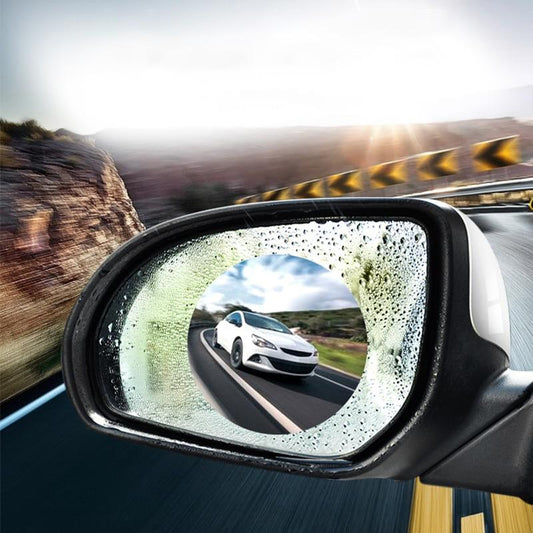 2-Pack Fog-Resistant and Waterproof Car Mirror Protection Film