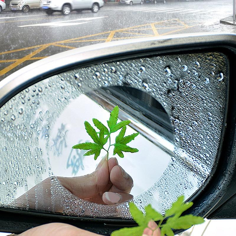 2-Pack Fog-Resistant and Waterproof Car Mirror Protection Film