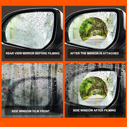 2-Pack Fog-Resistant and Waterproof Car Mirror Protection Film