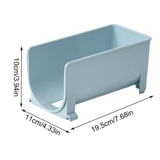 Double-Tiered Clear Drink Can Organizer