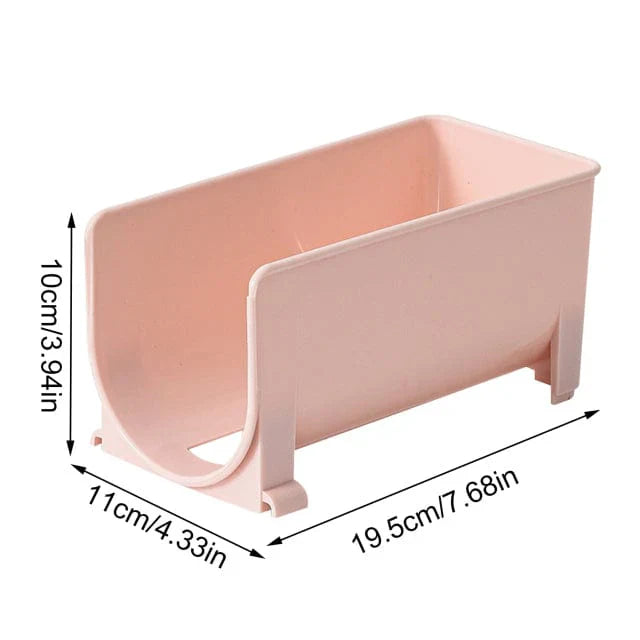 Double-Tiered Clear Drink Can Organizer