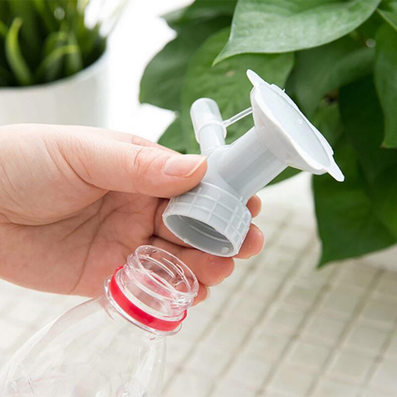Dual Function Bottle Cap Sprinkler for Watering Plants