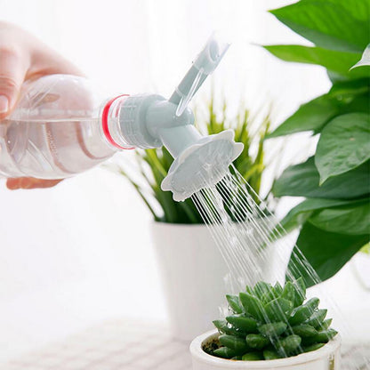 Dual Function Bottle Cap Sprinkler for Watering Plants