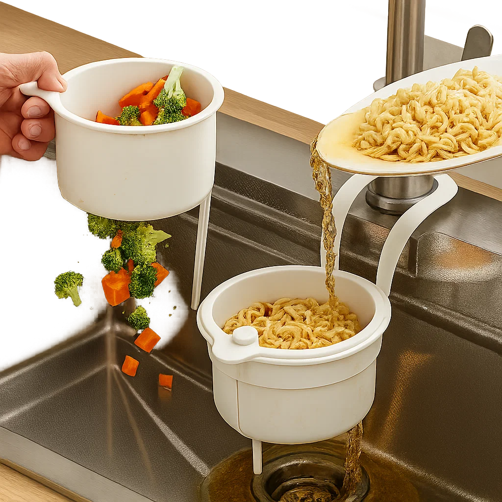 2-in-1 SmartDrain™ — Keep Your Kitchen Fresh and Tidy Daily