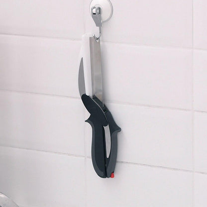 Versatile Kitchen Shears with Cutting Board Combo