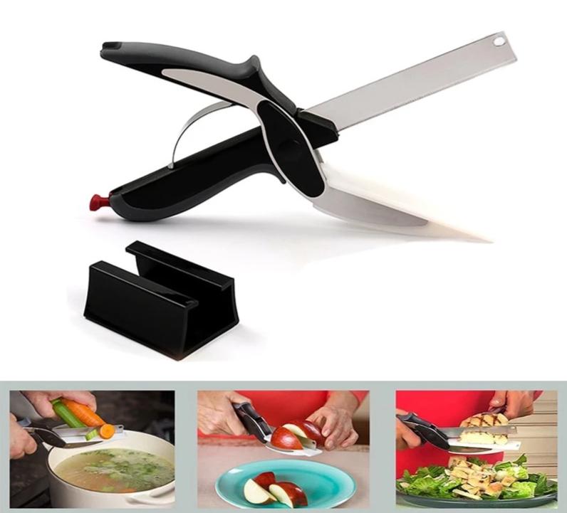 Versatile Kitchen Shears with Cutting Board Combo