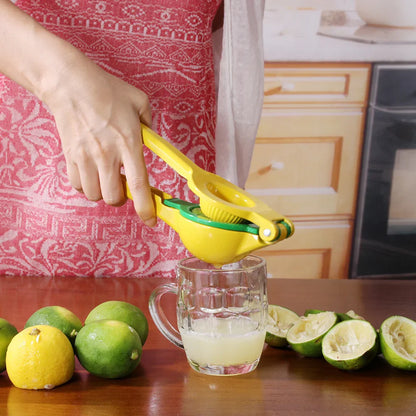 Dual-Function Citrus Press: Aluminum Citrus Juicer