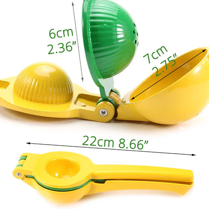 Dual-Function Citrus Press: Aluminum Citrus Juicer