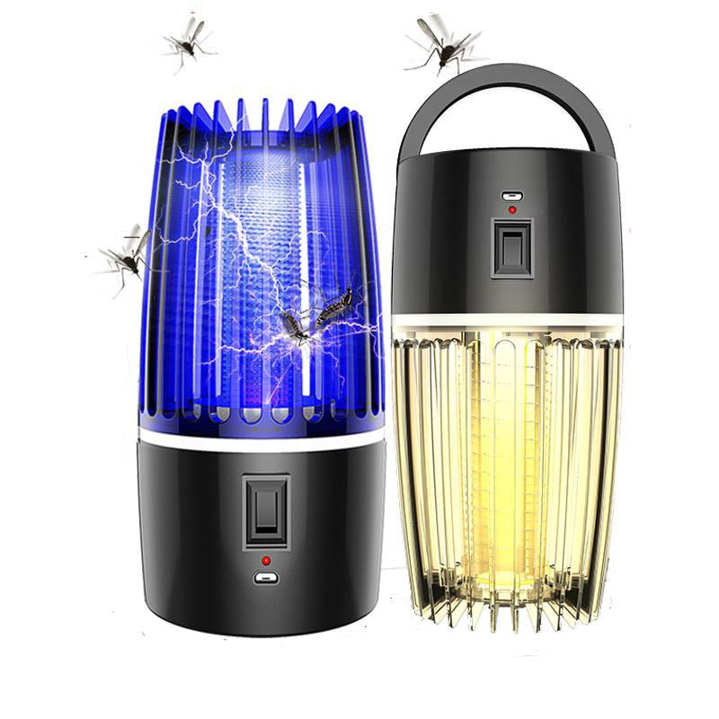 USB Rechargeable Mosquito Trap with UV Light and Camping Lantern - 4000mAh