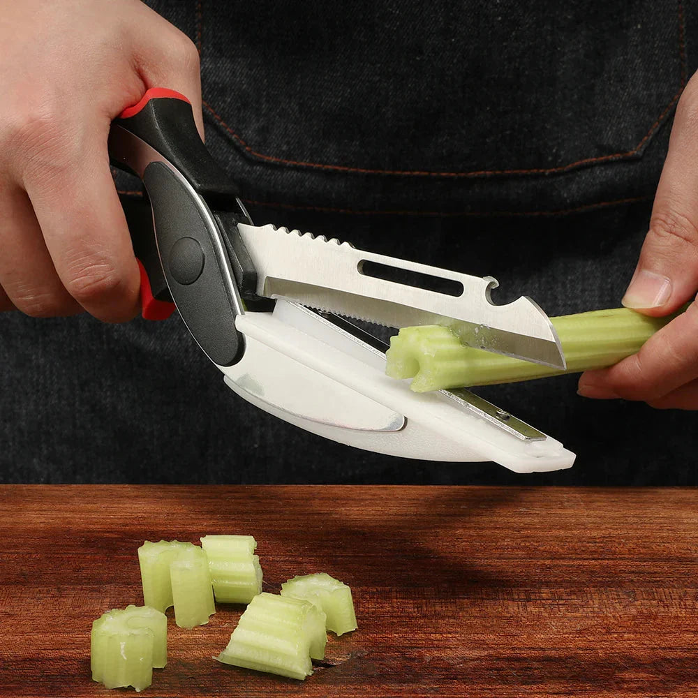 Versatile Stainless Steel Kitchen Shears with Ergonomic Grip