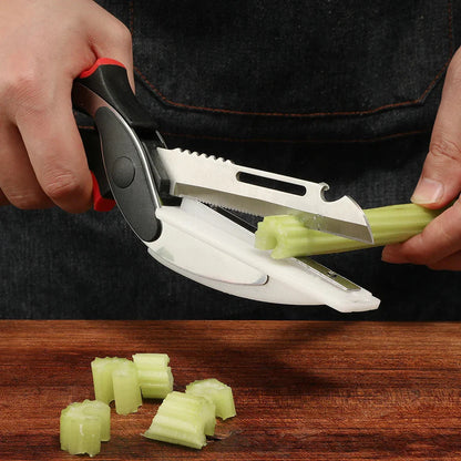 Versatile Stainless Steel Kitchen Shears with Ergonomic Grip