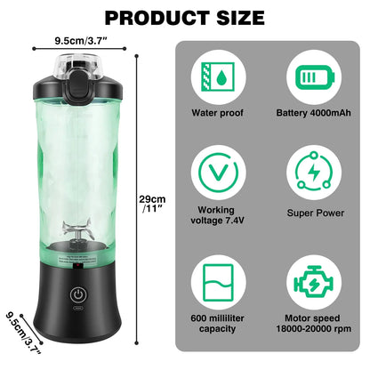 Compact Dual-Function Blender for Juices and Smoothies