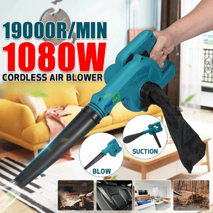 Cordless 2-in-1 Leaf Blower and Vacuum for Effortless Cleanup