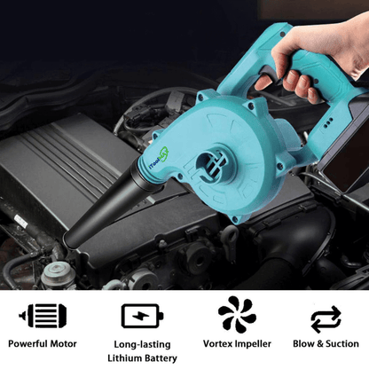 Cordless 2-in-1 Leaf Blower and Vacuum for Effortless Cleanup