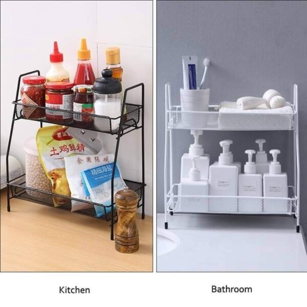 Dual-Tier Iron Organizer for Home & Office
