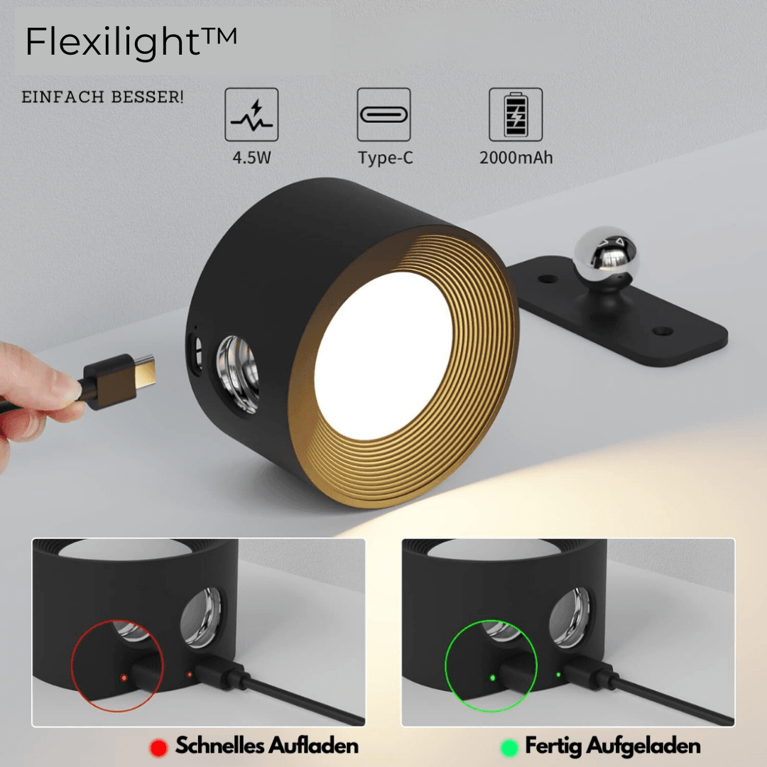 Rechargeable Wireless Wall Light – Versatile 360° LED Illumination