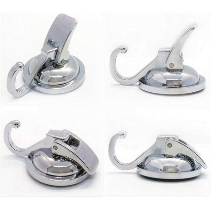 2-Pack Heavy-Duty Suction Cup Hooks for Vacuum Use